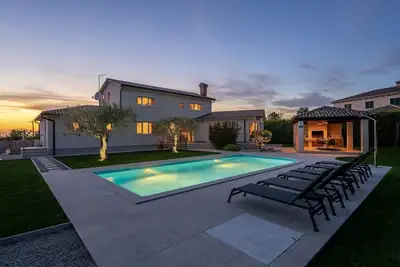 Image de Villa Gemini with saltwater pool, children's playground, table tennis, trampoline