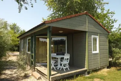 Image de Chalet 4 pers. avec piscine chauffée, terrasse et Tv - Près de Maurs, animaux acceptés