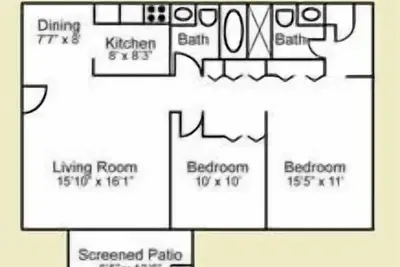 Image de Partial Beach View 2 bedroom, 2 bath at Sanibel Moorings Resort #541