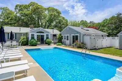 Private Dog-Friendly Home with Heated Pool & Guest Cottage at National Seashore
