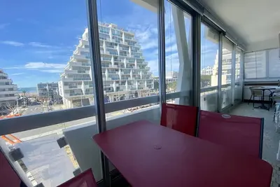 Image de Bel Appartement T2 Climatisé – Vue Mer – Centre-ville – 4 Pers – Le Grau-du-Roi