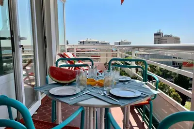 Image de Joli appartement pour 4 personnes avec Wifi, climatisation, Tv et terrasse