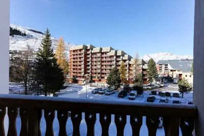 Image de Studio 2 pers, balcon, près des pistes