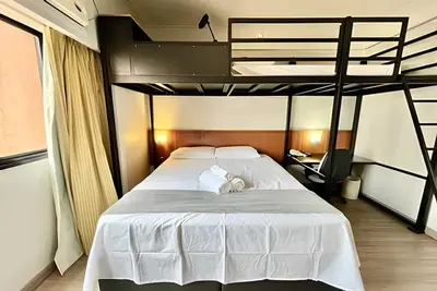 Image de Enb | Ótimo Flat na Borges Lagoa, Ac, Wi-Fi - 3pax