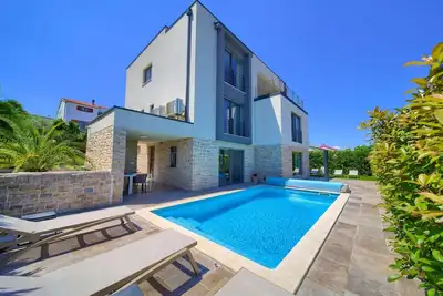 Image de Appartement d'une chambre avec air conditionné Njivice, Krk (A-22805-a)