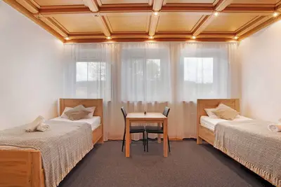 Image de Appartement \"Vierbett\" avec vue sur les montagnes, terrasse partagée et Wi-Fi