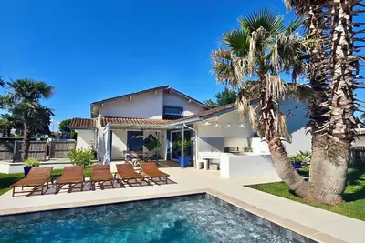 Image de Loue villa très belle avec piscine a 8 minutes de la mer plancha barbecue hamac