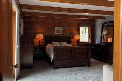 Image de Fresh Coast Log Cabin on Sand Beach in Door County. Family and Pet Friendly!