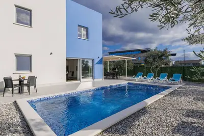 Image de Maison de vacances privée avec climatisation, Wifi, piscine privée, Tv, terrasse, parking
