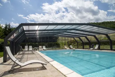 Image de Belle maison de vacances privée avec piscine privée, Wifi, Tv, terrasse, vue panoramique, parking