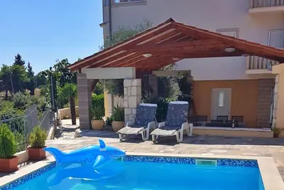 Image de Maison de vacances privée avec Wifi, climatisation, piscine privée, Tv, terrasse, parking