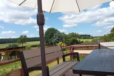 Image de Belle maison de vacances privée avec piscine privée, Wifi, Tv, terrasse, vue panoramique, parking