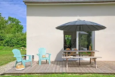 Image de Belle maison de vacances privée pour 4 personnes avec Tv, terrasse et parking