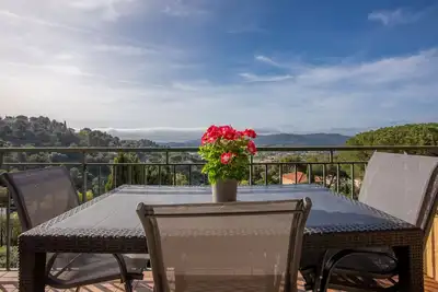 Image de Maison de vacances 'Le Mas Berliat F2 N°16' avec vue sur la mer, Wi-Fi et climatisation