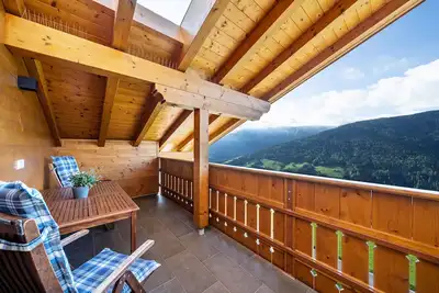 Appartement 'Matscherhof Helena' avec vue sur montagne, jardin partagé et balcon