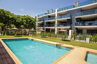 Image de Bel appartement pour 4 personnes avec piscine, climatisation, Wifi, Tv, terrasse et parking