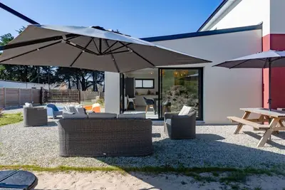 Image de Belle maison de vacances privée pour 4 personnes avec Wifi, terrasse et parking