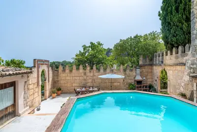 Image de Bel appartement pour 6 personnes avec climatisation, Wifi, piscine privée, Tv, patio et parking
