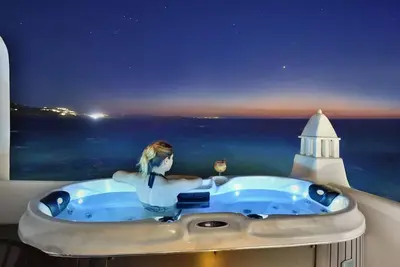 Image de Magnificent Mykonos Suite | Suite with Beautiful Aegean Sea Views and Outdoor Jacuzzi | Mykonos