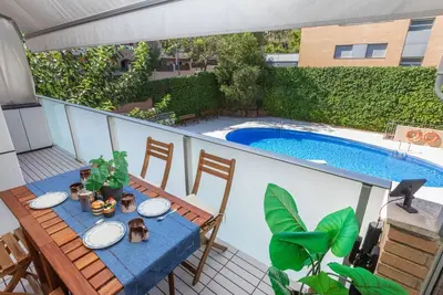Image de Agréable appartement pour 5 personnes avec climatisation, Wifi, piscine, Tv et terrasse