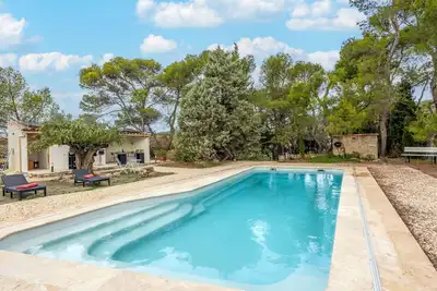 Image de Maison de vacances avec Wifi, piscine privée, climatisation, Tv, terrasse, vue panoramique, parking