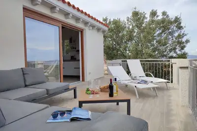 Image de Belle maison de vacances privée avec Wifi, climatisation, Tv, terrasse et parking