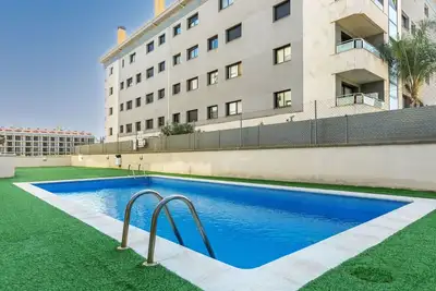 Image de Bel appartement pour 4 personnes avec climatisation, Wifi, piscine, Tv et terrasse