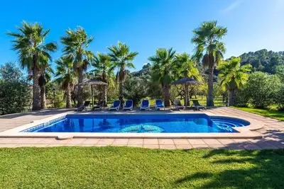 Image de Maison de vacances privée avec Wifi, climatisation, piscine privée, Tv, patio, vue panoramique