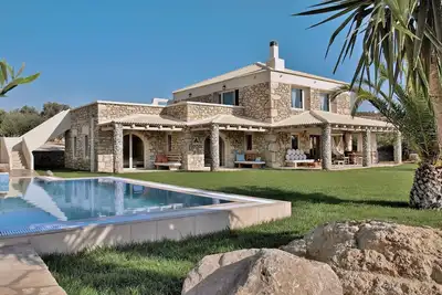 Image de Luxury villa Armonia in quiet position, private pool -Pitsidia Matala Kamilari