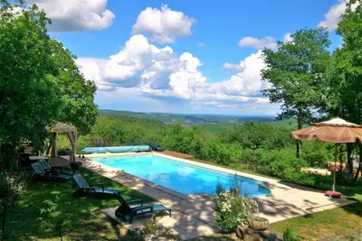 Image de Maison de vacances privée avec piscine privée, Wifi, climatisation, Tv, patio, vue panoramique