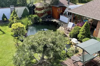 Image de Maison de vacances avec Wifi, bain à remous, piscine privée, Tv, patio, animaux admis, parking