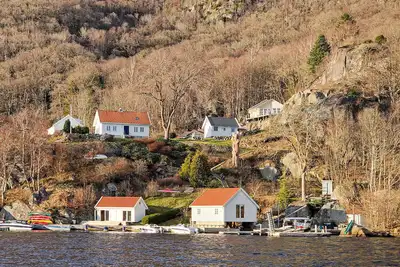 Image de Belle maison Ă Farsund avec WiFi