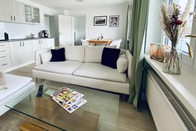 Image de Ferienwohnung Sundowner, 40 qm, 1 Sep. Schlafzimmer mit Balkon
