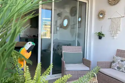 Image de Tropical Duplex: plage Ă 150m, piscine, climatisation, terrasse vue mer