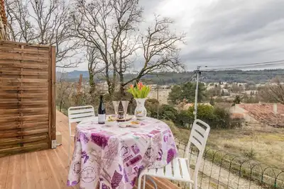 Image de Confortable appartement pour 2 personnes avec Wifi, Tv, terrasse et vue panoramique