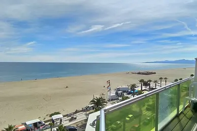Image de Appartement 5 personnes avec terrasse, parking, Wifi et accès direct à la plage