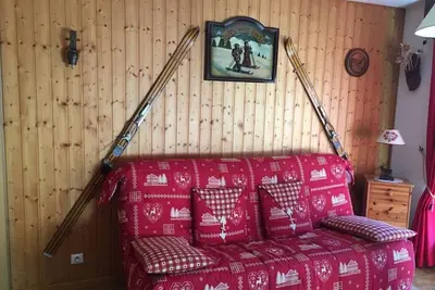 Image de Rez-de-chaussée, balcon, parking, casier à ski, 20m², Châtel