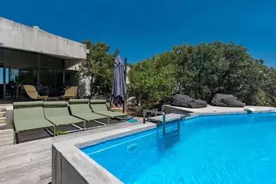 Image de Maison de vacances privée avec piscine privée, Wifi, climatisation, Tv, terrasse, vue panoramique