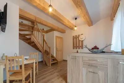 Image de Merveilleuse maison de vacances pour 5 personnes avec Wifi, Tv, terrasse, animaux admis et parking