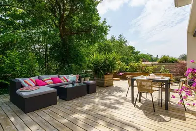 Image de Belle maison de vacances privée pour 4 personnes avec climatisation, Wifi, Tv, terrasse et parking