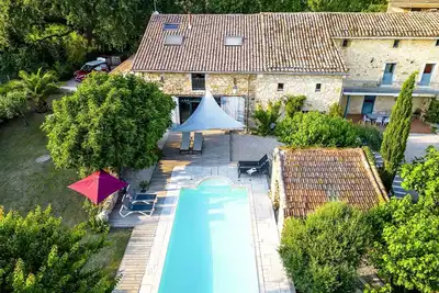 Image de Maison de vacances privée avec climatisation, piscine privée, Wifi, Tv, terrasse, parking