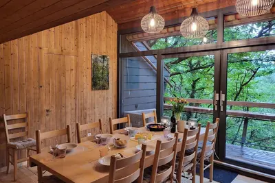 Image de Merveilleuse maison de vacances privée pour 6 personnes avec Wifi, Tv, balcon et parking