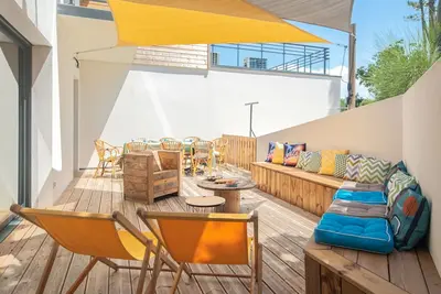Image de Merveilleuse maison de vacances pour 8 personnes avec climatisation, Wifi, Tv, terrasse et parking