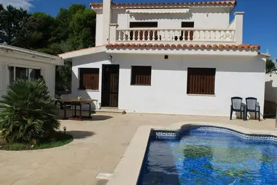 Image de Villa de charme avec piscine, 3 chambres, à L'Ametlla de Mar, proche plages et activités