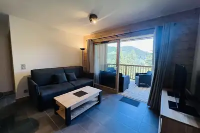 Image de 2ème étage, parking, casier à ski, 63m², Les Saisies