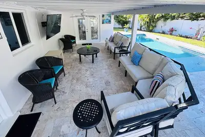Image de Getaway House in Boca Raton E. , 7 minutes Beach, Heated Pool, 5 beds, Sleep 8