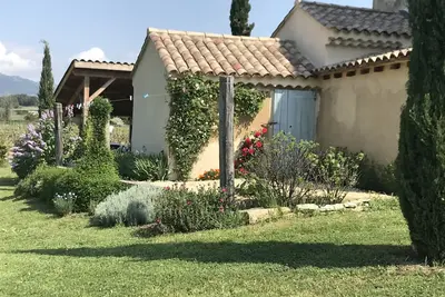 Image de Mas de charme en Provence avec piscine, au pied du Ventoux.