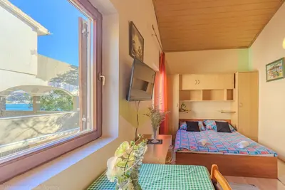 Studio-Apartment with balcony, directly at the beach and free WiFi