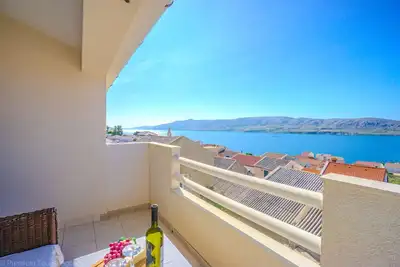 Image de House with balconys and terrace, sea view, outdoor kitchen, parasol, free WiFi, washing machine