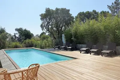 Image de Agréable appartement avec climatisation, piscine privée, Wifi, patio, vue panoramique, parking